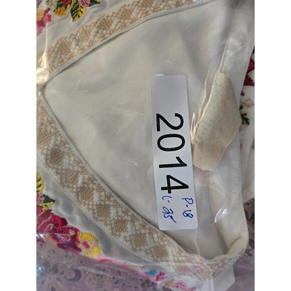 Savanna Jane S Floral Embroidered Boho Top With Short Sleeves - Picture 6 of 6